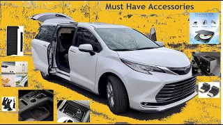 2023 Toyota Sienna DVD Player and Other Must Have Accessories