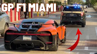 LA POLICE escorte une Bugatti Chiron au Grand Prix F1 de Miami 🔥