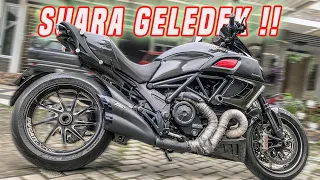 SUARA MOTOR KAYAK GELEDEK !! MANASIN MESIN 1200CC L-TWIN DUCATI, PARAH !