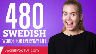 480 Swedish Words for Everyday Life - Basic Vocabulary #24