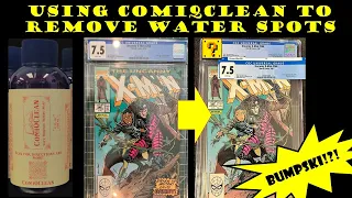 ComiqClean for removing water spots from Uncanny X-Men 266 comic book before CGC grading - BUMPSKI??