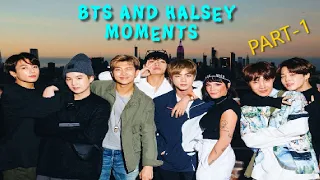 BTS AND HALSEY MOMENTS - BBMAs ( PART -1 )