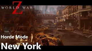 WORLD WAR Z Walkthrough Gameplay No Commentary - Horde Mode - New York