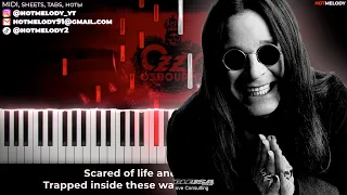 Ozzy Osbourne - Nothing Feels Right piano karaoke cover