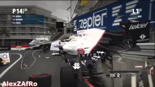F1 Game - Red Flag + Massive Crash
