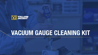 YELLOW JACKET Vacuum Gauge Cleaning Kit Video