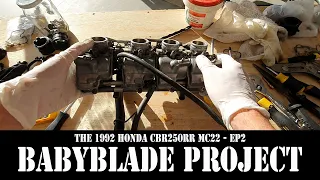 Honda CBR250RR MC22, BabyBlade, Ep2 - Carb Clean