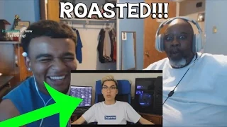 Dad Reacts to RiceGum Roasting MysticGotJokes!