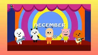 The months of the Year song for kids. Песня про месяцы на английском языке.