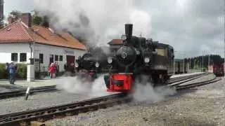 125 Jahre Schmalspurbahnen im Harz - Gastfahrzeug Mallet-Dampflok 105