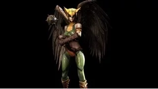 Injustice Gods Among Us | Hawkgirl - All skins, Intro, Super Move, Story Ending