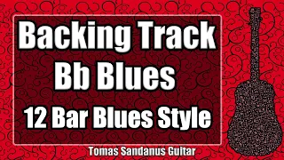 Blues Backing Track in Bb - Slow 12 bar Shuffle Guitar Jam Backtrack