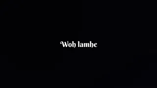 Woh lamhe~Atif Aslam||WhatsApp status||Black screen status||