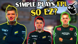 S1MPLE PLAYS FPL AGAINST ELECTRONIC AND NIKO!! WAR OF GODS!!  TWITCH CS GO S1MPLE STREAM