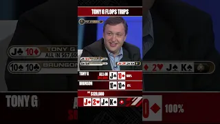 Tony G Doubles Up Through Doyle Brunson 📈 #Pokerstars #TheBigGame