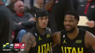 Utah Jazz vs Portland Trail Blazers LAST 4 MINUTES Highlights 2022 NBA