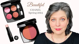 Chanel Spring 2024 - ROSES COQUILLAGE Duo Blush, Les 4 Ombres CORAL TREASURE & Baume MERMAID GLOW