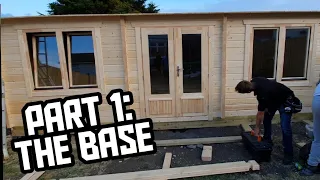 How To Build a Base for a Log Cabin | Portland Cabin Build
