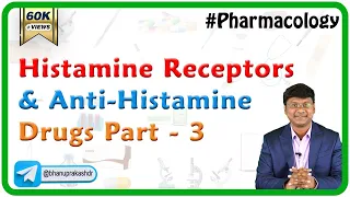 Pharmacology of Histamine , Histamine receptors and Anti-histamine Drugs : Part 3