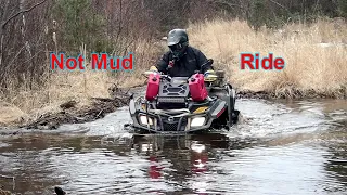 Not ATV Mud Ride with Mud 2 Can Ams and Polaris Spring Ride