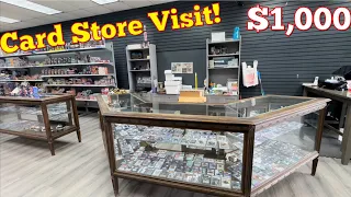 I SPENT $1,000 AT THIS BRAND NEW CARD SHOP!