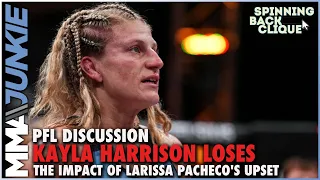 Reaction To Kayla Harrison's Upset Loss At PFL Championships | Spinning Back Clique