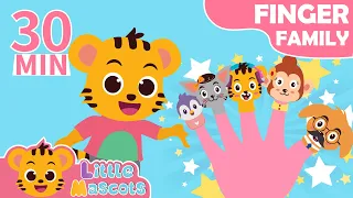 Finger Family + Head Shoulder Knees and Toes + more Little Mascots Nursery Rhymes & Kids Songs