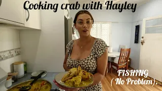 Cairns fishing. Cooking Mudcrabs with Hayley
