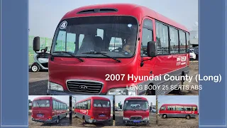 2007 Hyundai County (Long)LONG BODY 25 SEATS ABS / AUTO USADO COREANO AUTOLEADER