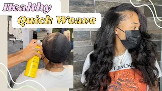 HOW TO- Install Healthy Protective Quick Weave - Step by Step