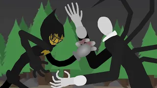 Slenderman VS. Bendy | Sticknodes Animation