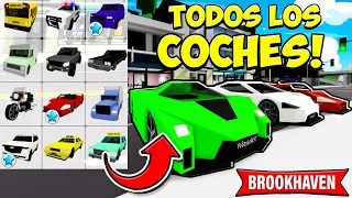 TODOS LOS VEHÍCULOS de BROOKHAVEN en UN VÍDEO! 🚗🏡 - Roblox YoSoyLoki