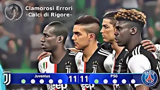 PES 2019 • Juventus 🆅🆂 PSG • Clamorosi Errori su Calci di Rigore
