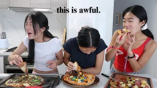 WE TRIED THE PIZZA CHALLENGE!!