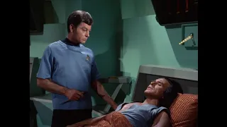 Captain Kirk and Dr. McCoy Meet Khan Noonien Singh