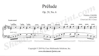 Chopin : Prelude in B minor, Op. 28, No. 6