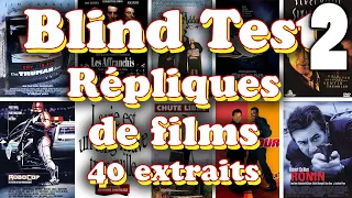 [2] Blind Test Réplique de film culte 40 extraits coriaces