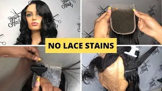 How To Dye A Lace Closure Without Staining The Lace