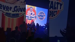 John Cena's entrance at WWE Superstar Spectacle in India