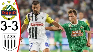 Rapid Wien vs LASK 3-3 | All Goals and Extended Highlights 2023.
