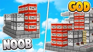 TNT WARS GOD vs TNT WARS NOOB | Minecraft TNT WARS