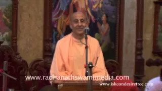 Chanting no matter we feel taste or don’t by Radhanath Swami