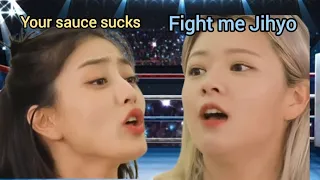 Jeongyeon and Jihyo argue during the whole cooking episode 😂😂