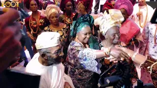 Arrival of Chief Mrs Bintu-Fatima Tinubu 80th birthday