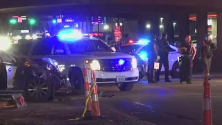 Multiple departments respond to 3-car crash at I-270, New Halls Ferry Road