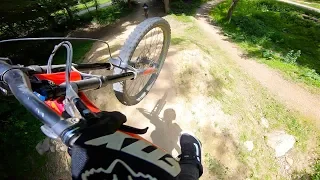PANZA RIDES DOWNHILL MTB FOR THE FIRST TIME!