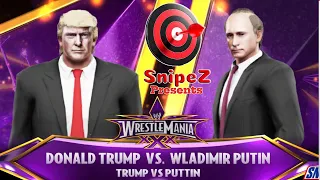 Trump vs Puttin WWE Match at Wrestle mania #wwe #wwe2k19 #trump #vladimirputin