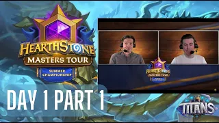 HEARTHSTONE MASTERS SUMMER TOUR 2023 (Day 1 Part 1)