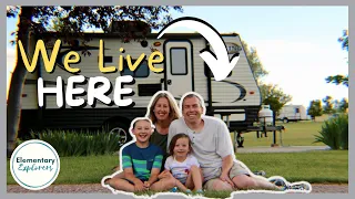 Family of Four Lives in 17ft Travel Trailer - Forest River Viking Bunkhouse - RV Life