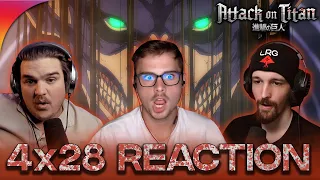 Attack On Titan 4x28 Reaction!! "The Dawn of Humanity" - First Time Watching!!